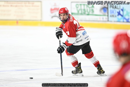 2023-01-29 Valpellice Bulldogs U19-Hockey Trento 04762 Jean Nicolo Leger